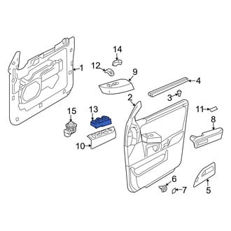 Ford OE - Front Left Door Window Switch