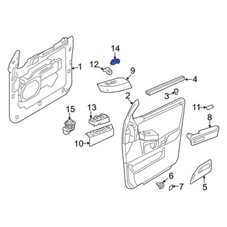 Ford OE - Front Door Lock Switch