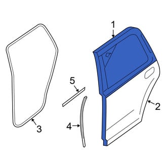Ford OE - Rear Left Door Shell
