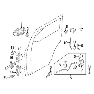 Ford OE - Rear Door - Lock & Hardware