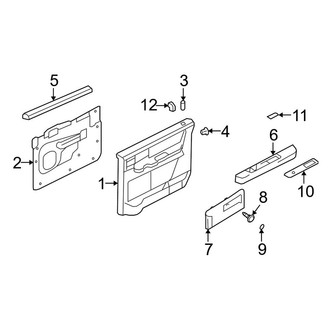 Ford OE - Rear Door - Interior Trim