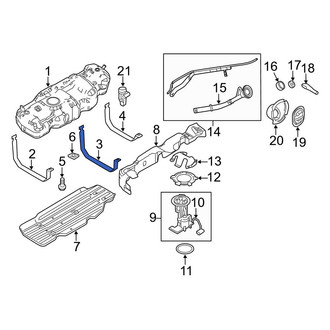 Ford OE - Rear Fuel Tank Strap
