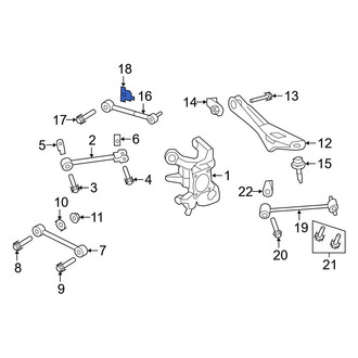 Ford OE - Lateral Arm Nut