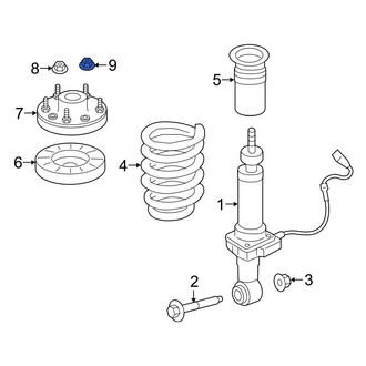 Ford OE - Suspension Strut Mount Nut