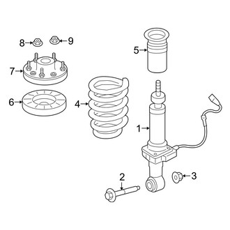 Ford OE - Rear Suspension - Shocks & Components (With Load Leveling, With Continous Damping)