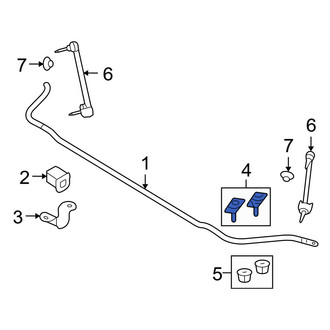 Ford OE - Suspension Stabilizer Bar Bracket Bolt
