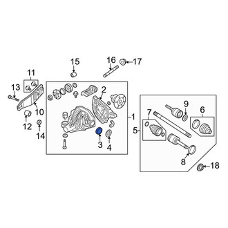 Ford OE - Rear Drive Axle Shaft Seal