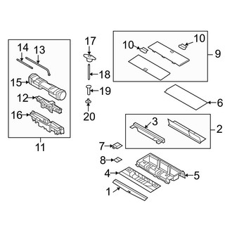Ford OE - Rear Body & Floor - Interior Trim (Eddie Bauer / Funkmaster Flex Edition / King Ranch / Limited / XLT)
