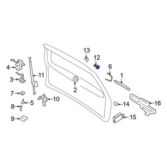 Ford OE - Rear Liftgate Support Strut Holder