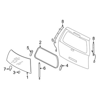 Ford OE - Lift Gate - Glass