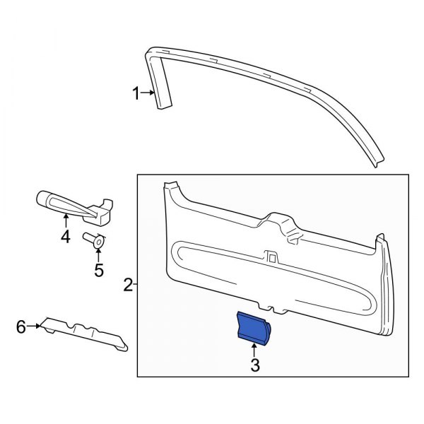 Liftgate Trim Cover