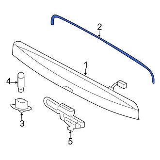 Ford OE - License Plate Light Lens Seal