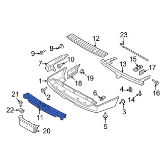 Ford OE - Rear Bumper Cover Support Rail
