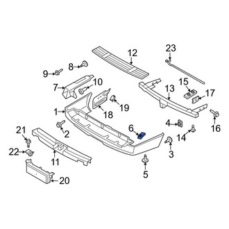 Ford OE - Rear Bumper Cover Nut