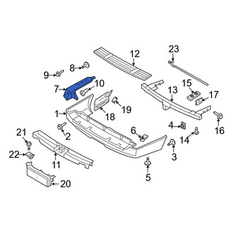 Ford OE - Rear Left Bumper Extension