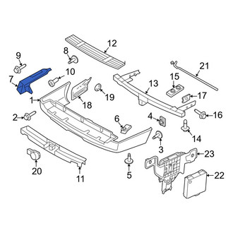 Ford OE - Rear Left Bumper Extension