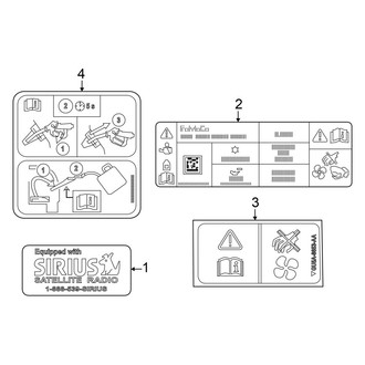 Ford OE - Information Labels - Labels