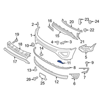 Ford OE - Front Left Bumper Cover Spacer Panel