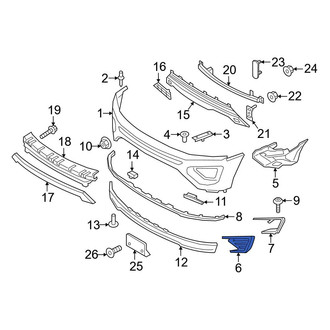 Ford OE - Front Left Fog Light Trim
