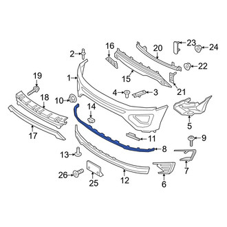 Ford OE - Rear Upper Bumper Cover