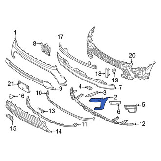 Ford OE - Front Right Bumper Corner Cover