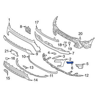 Ford OE - Front Left Bumper Trim