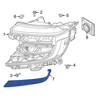 Ford OE - Front Left Headlight Cover