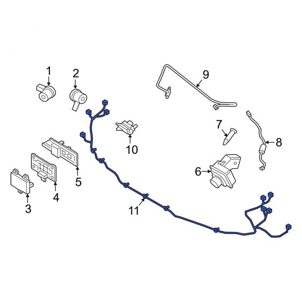 Parking Aid System Wiring Harness