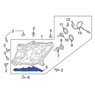 Ford OE - Right Headlight Bracket