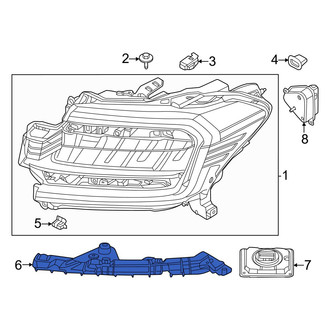 Ford OE - Right Headlight Bracket