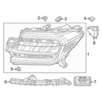 Ford OE - Front Lamps - Headlamp Components (LED)