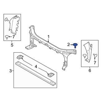Ford OE - Radiator Support Panel Bolt