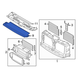 Ford OE - Front Lower Radiator Support Air Deflector