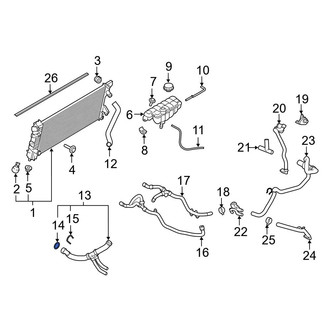 Ford OE - Drive Motor Battery Pack Coolant Hose O-Ring