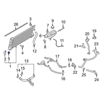 Ford OE - Lower Radiator Insulator