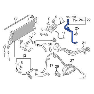 Ford OE - Engine Coolant Pipe