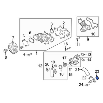 Ford OE - Engine Coolant Outlet Gasket