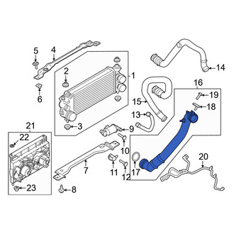 Ford OE - Lower Intercooler Pipe