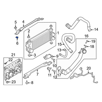 Ford OE - Upper Intercooler Nut