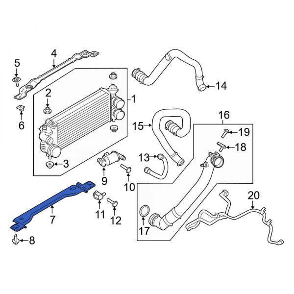 Intercooler Bracket