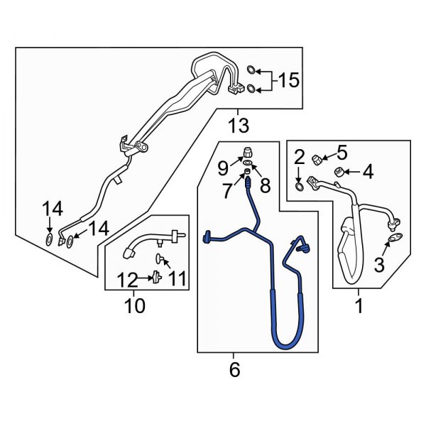 A/C Refrigerant Discharge Hose