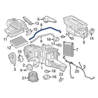 Ford OE - HVAC Heater Hose