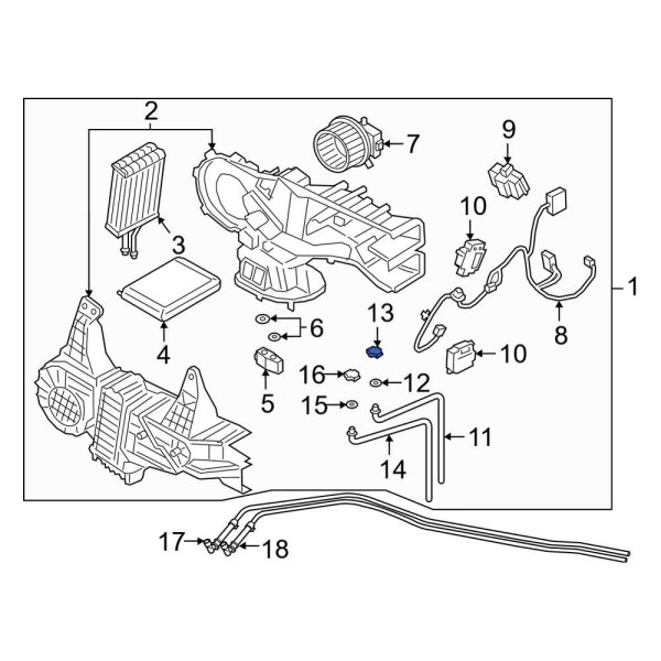 A/C Refrigerant Line Clamp