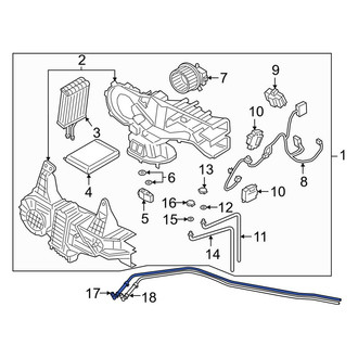 Ford OE - HVAC Heater Hose