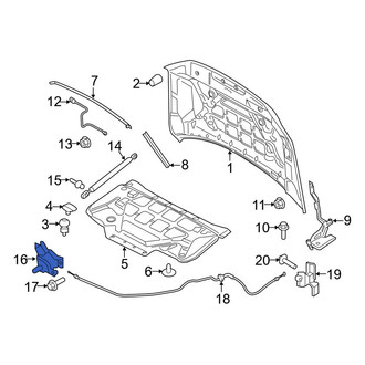 Ford OE - Front Hood Latch