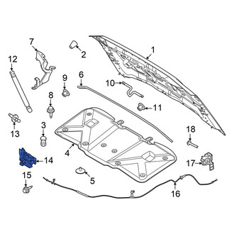 Ford OE - Front Hood Latch