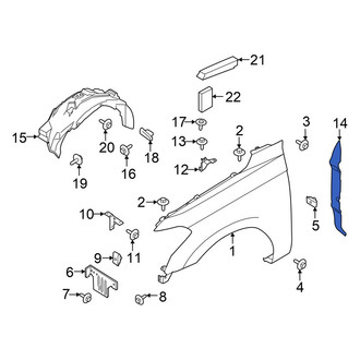 Ford OE - Left Fender Seal