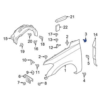 Ford OE - Upper Fender Bolt