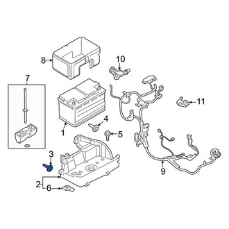 Ford OE - Washer Fluid Reservoir Bolt