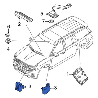 Ford OE - Center Mobile Phone Antenna